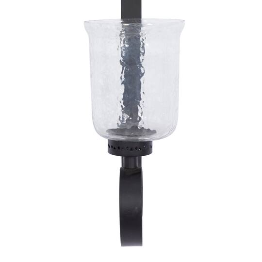 Black Iron Traditional Candle Wall Sconce